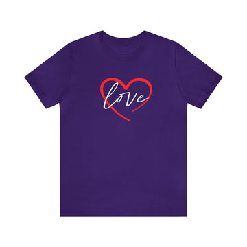 LOVE Unisex Jersey Short Sleeve Tee