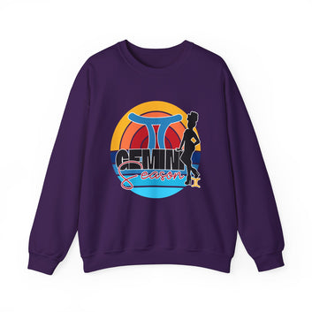 Zodiac Gemini Season Unisex Heavy Blend™ Crewneck Sweatshirt