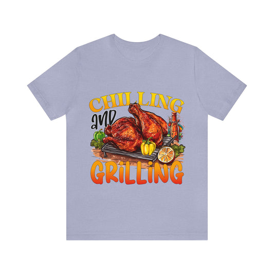 Chilling & Grilling Unisex Jersey Short Sleeve Tee