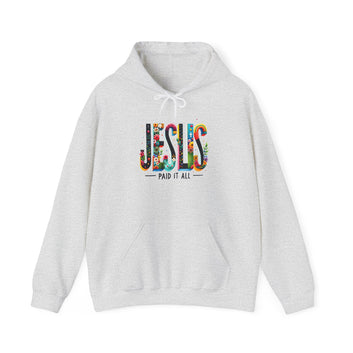 Jesus Paid It All Unisex Heavy Blend™ Hooded Sweatshirt