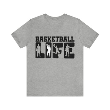 Basketball life Unisex Jersey Short Sleeve Tee