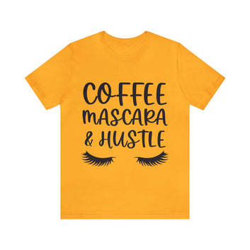 COFFEE MASCARA & HUSTLE WOMEN TEE-SHIRT