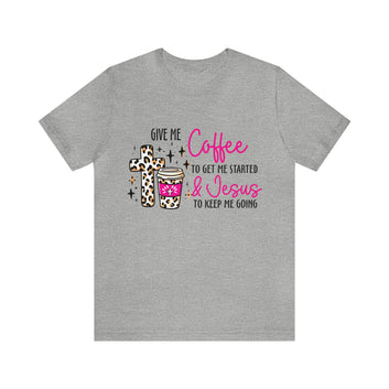Jesus To Keep Me Going Unisex Jersey Short Sleeve Tee