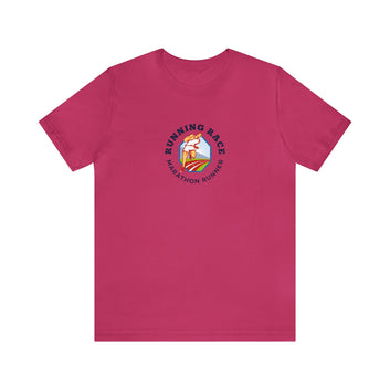 Running Race Unisex Jersey Short Sleeve Tee