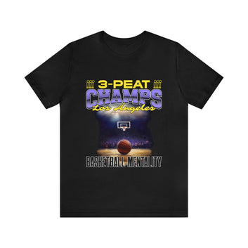 3 Peat Champ Los Angeles Unisex Jersey Short Sleeve Tee