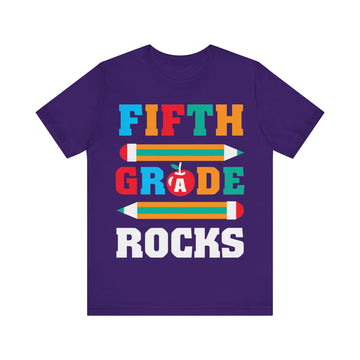 Fifth Grade Rocks Unisex Jersey Short Sleeve Tee