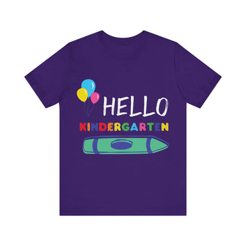 Hello Kindergatin Unisex Jersey Short Sleeve Tee