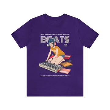 Make The World Better With Beats Unisex Jersey Short Sleeve Tee
