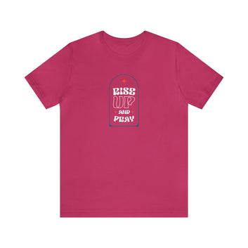 Rise Up And Pray Unisex Jersey Short Sleeve Tee