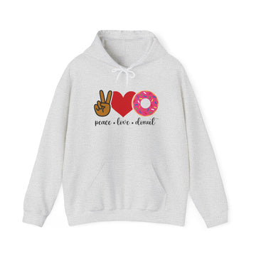 Peace Love & Donut Unisex Heavy Blend™ Hooded Sweatshirt