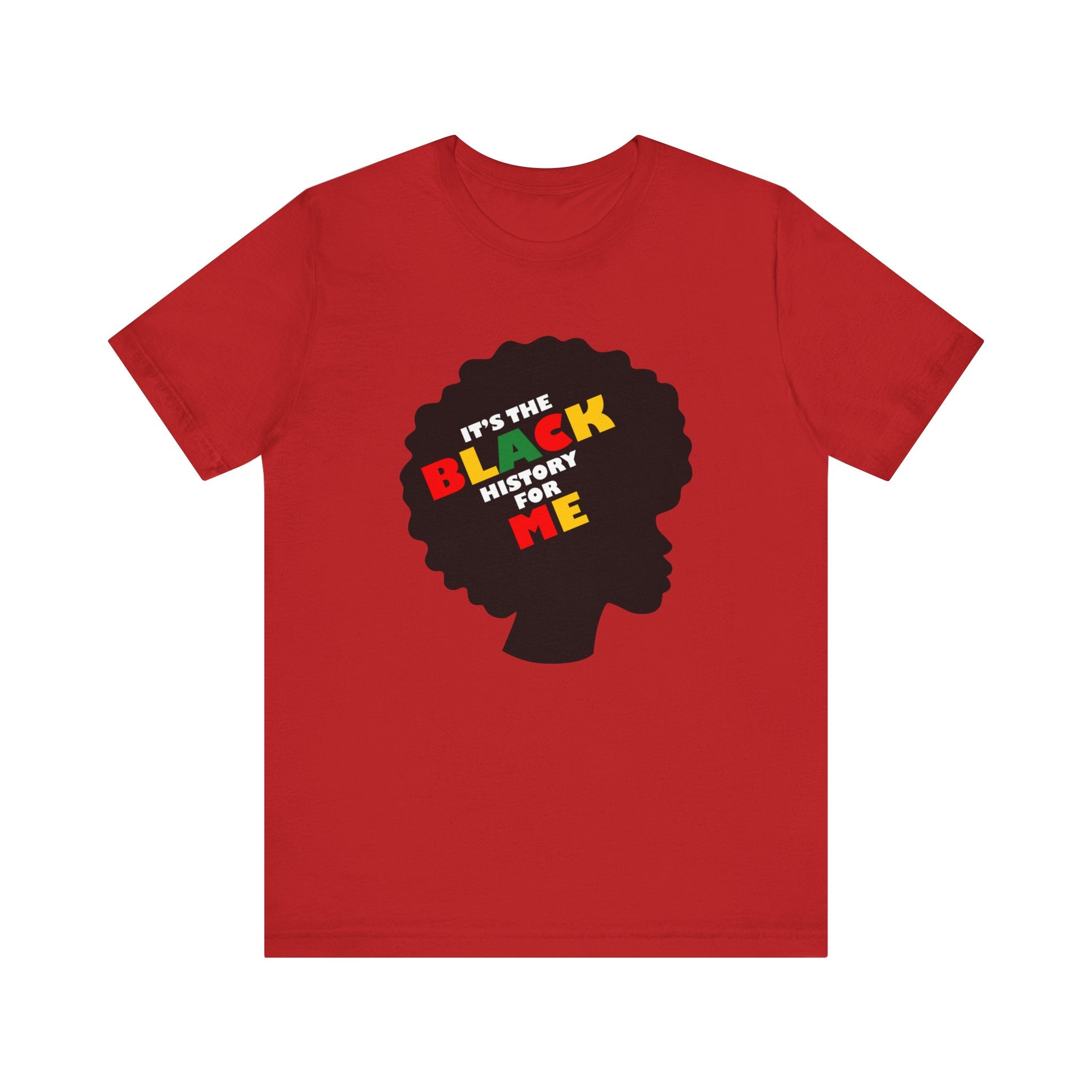 Its The Black History For Me Unisex Jersey Short Sleeve Tee