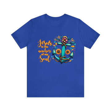 Jesus Is The Anchor Of My Soul Unisex Jersey Short Sleeve Tee