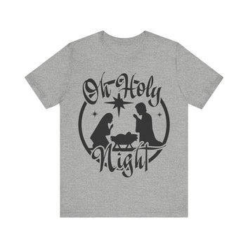 Oh Holly Night Unisex Jersey Short Sleeve Tee