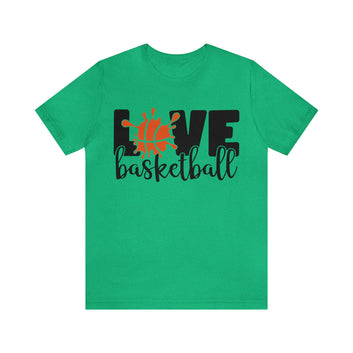 Love Basketball Unisex Jersey Short Sleeve Tee