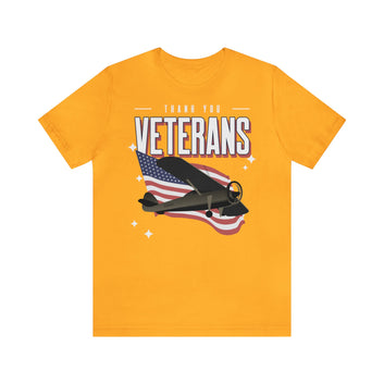 THANK YOU VETERANS UNISEX JERSEY TEE