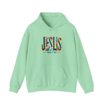 Jesus Paid It All Unisex Heavy Blend™ Hooded Sweatshirt