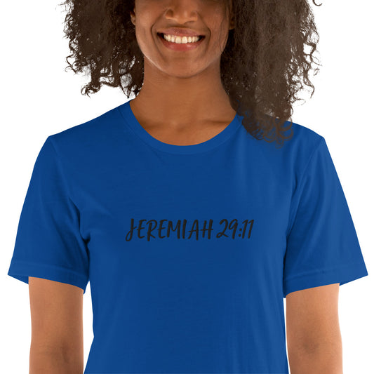 Jeremiah 29:11 faith Unisex t-shirt